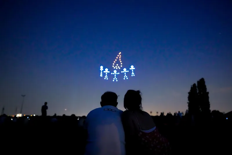 Feu pour la fête de la Saint-Jean